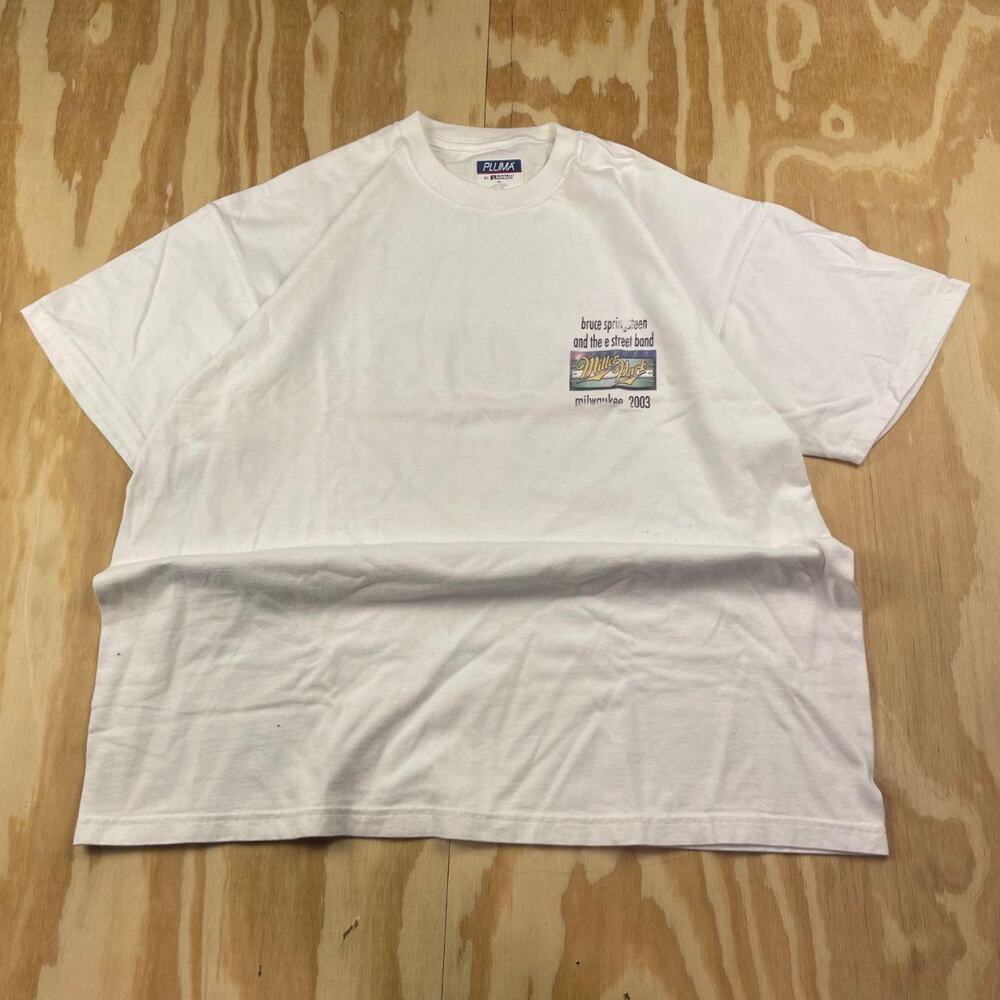 Vintage 2003 Bruce Springsteen & E Street Band Tour T-Shirt – White – Men’s XL